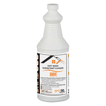 Brave | Soft Wash Surfactant Pro Cling | 1 Quart BRSW7001.BRA