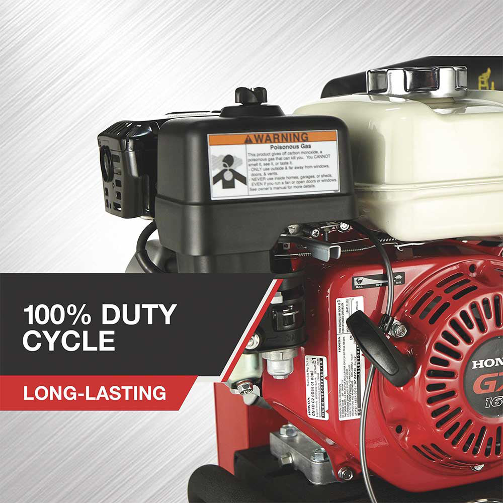 NorthStar Portable Gas Powered Air Compressor | 8-Gallon | 13.7 CFM @ 90 PSI | Honda GX160