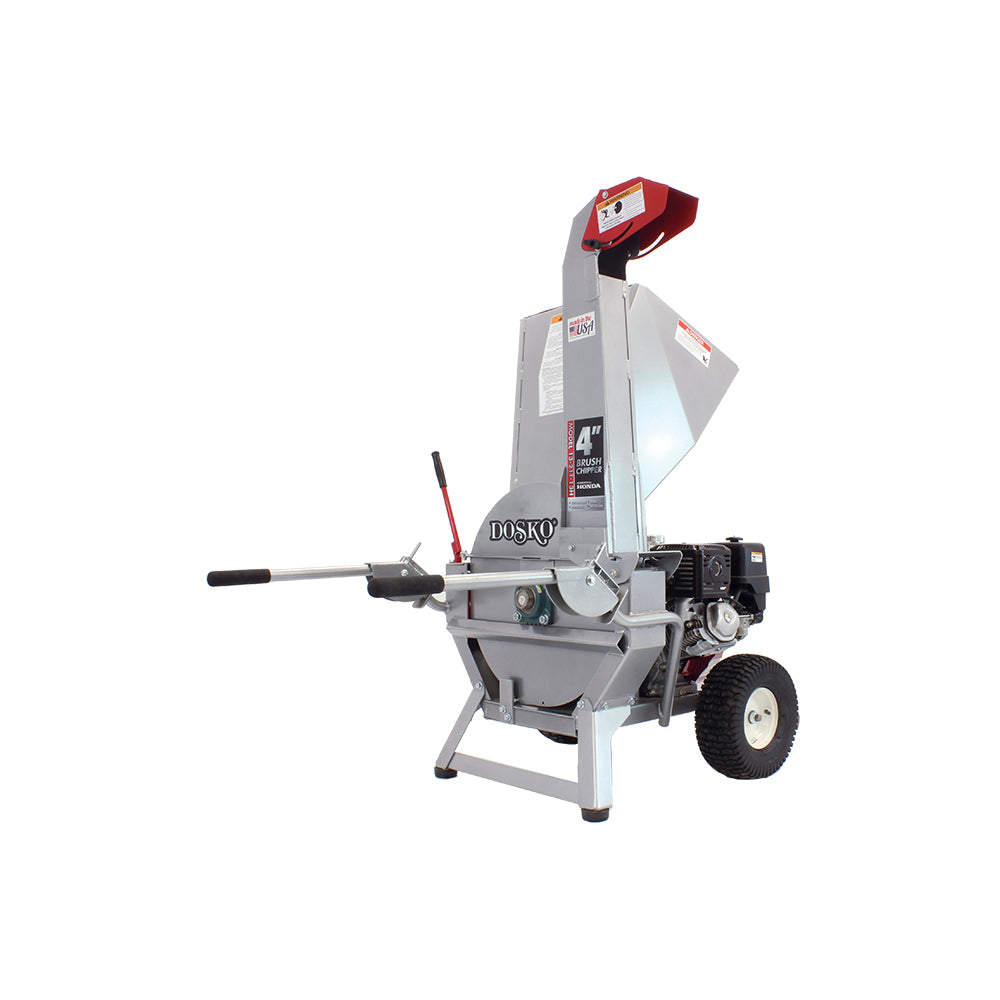 Dosko 4-Inch Brush Chipper with Honda GX390 Engine – 13-21T-13H