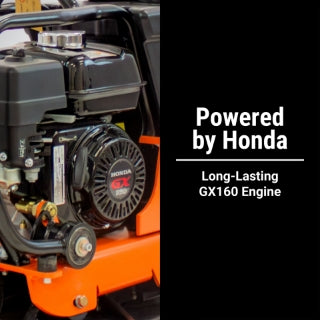 Brave Forward Plate Compactor | 20 In. | Rubber Mat, Tank, and Wheel Kit | Honda GX160 BRPFP145H