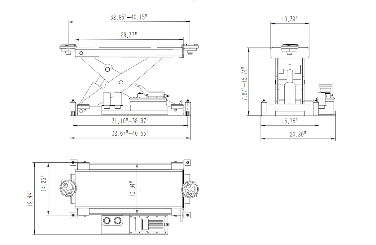 Olympic Equipment 3,500 lb Bridge Jack YZRCJ-35