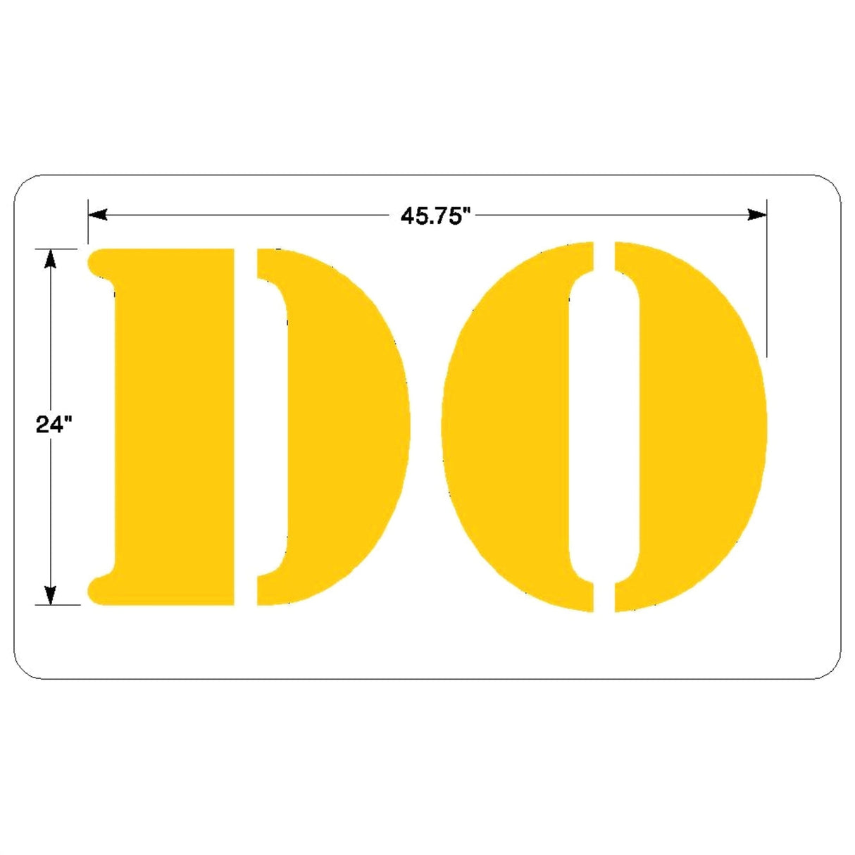 Newstripe Burger King 24 Inch DO Stencil