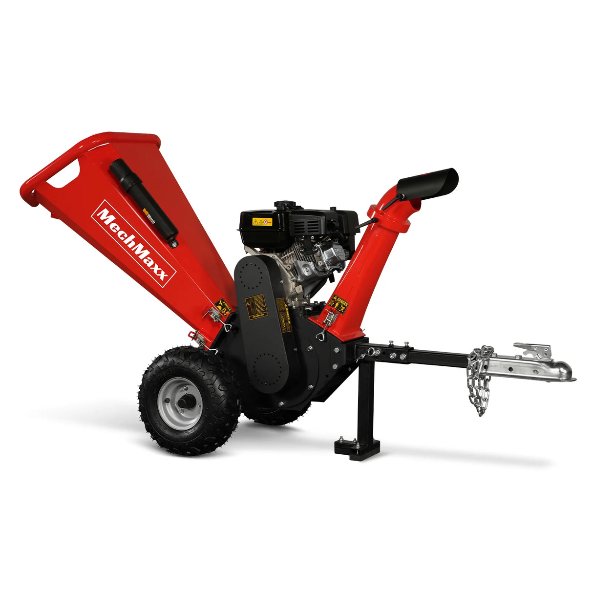 MechMaxx 4 inch DUCAR 212cc 7hp Gas Engine Powered Wood Chipper with Towbar, GS650