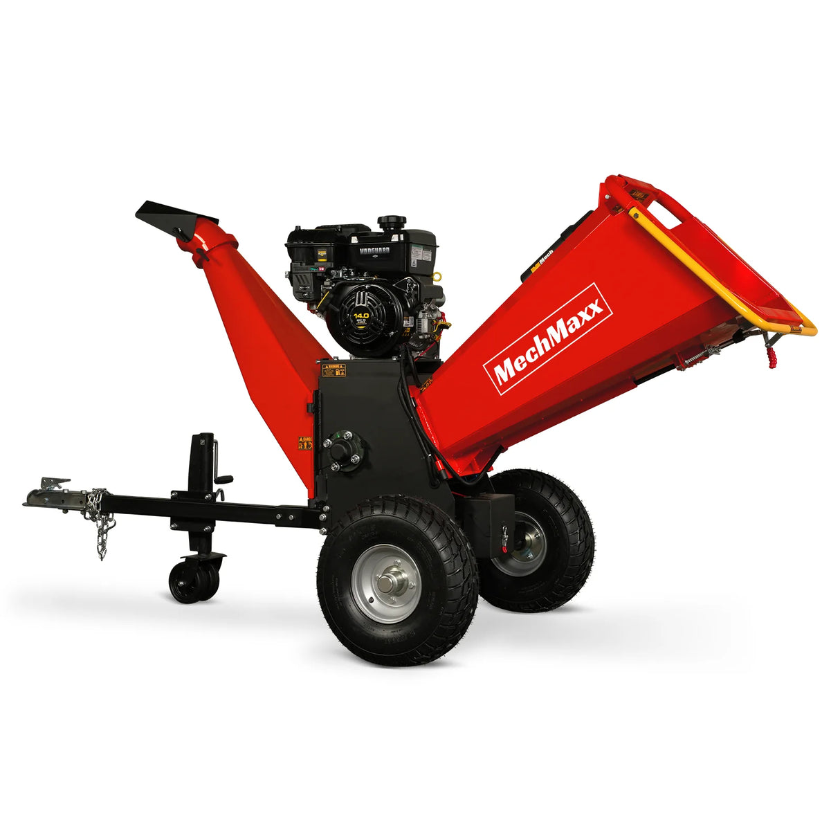 MechMaxx 6 inch E-start B&S VANGUARD 408cc 14hp Gasoline Engine Powered Drum Wood Chipper , P4206