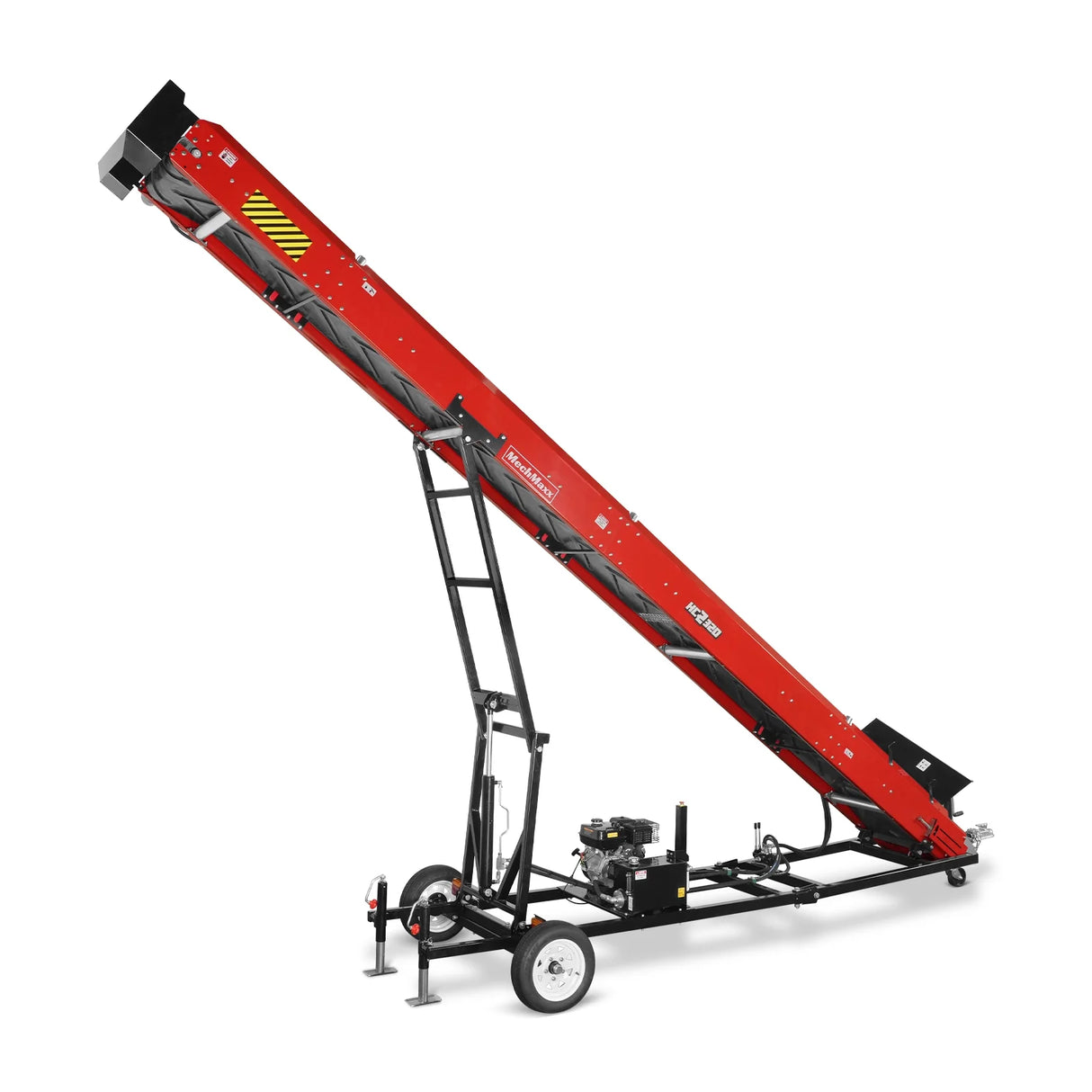 Heavy Duty Conveyor, 9HP 270cc Gasoline Powered Max. 180" Lift Height, 276'' Length, 24" Width, HC2320