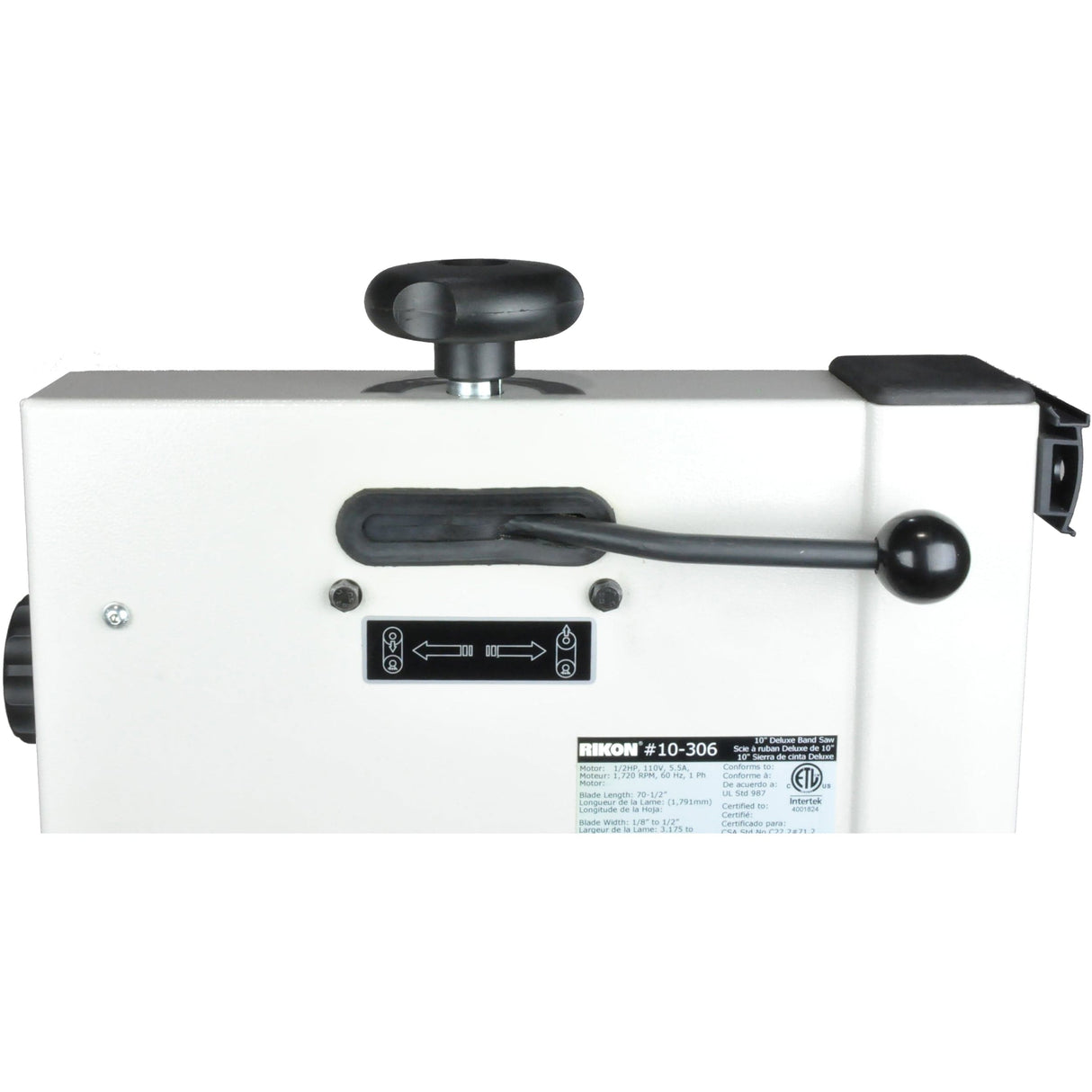RIKON 10 in Deluxe Bandsaw - 1/2 HP