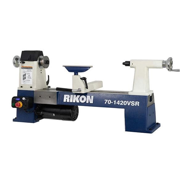 RIKON VSR Midi Lathe - 14 in x 20 in - 1-1/2 HP 1 Ph 115V