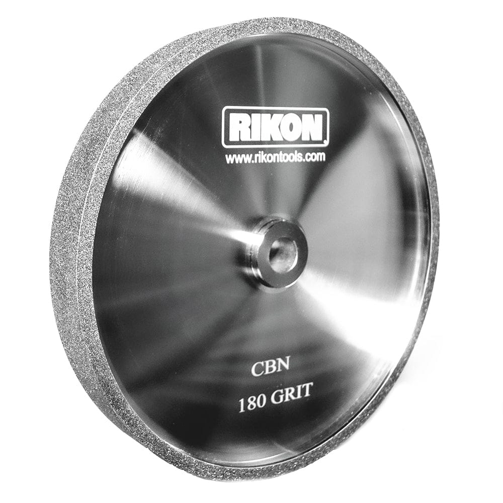 RIKON Pro Series 8 in x 1 in 180 Grit Sharpening Wheel - 5/8 in Arbor Hole