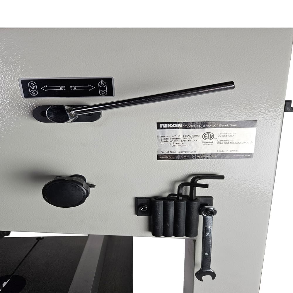 RIKON 10 in Bandsaw with Stand and Miter Gauge