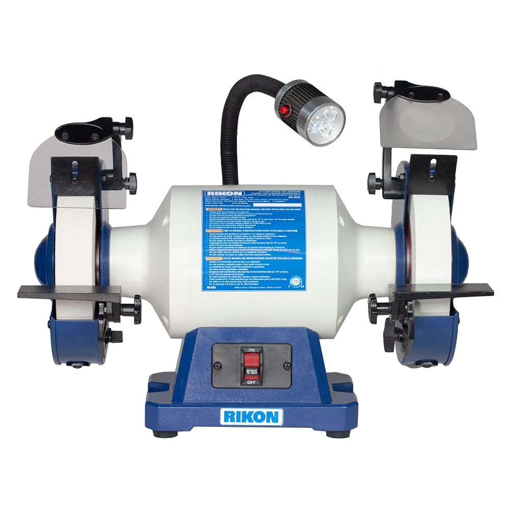 RIKON 8 in Slow Speed Grinder - 1.5 in Stone - 1HP