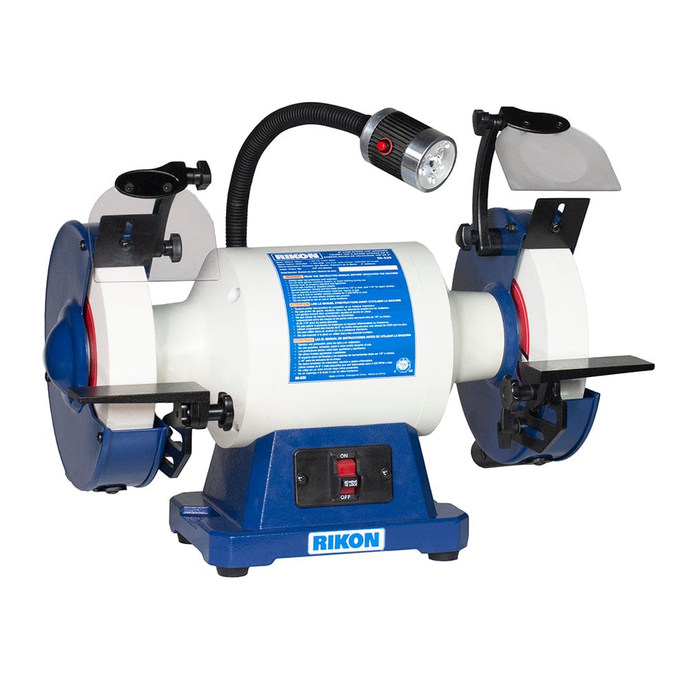 RIKON 8 in Slow Speed Grinder - 1.5 in Stone - 1HP