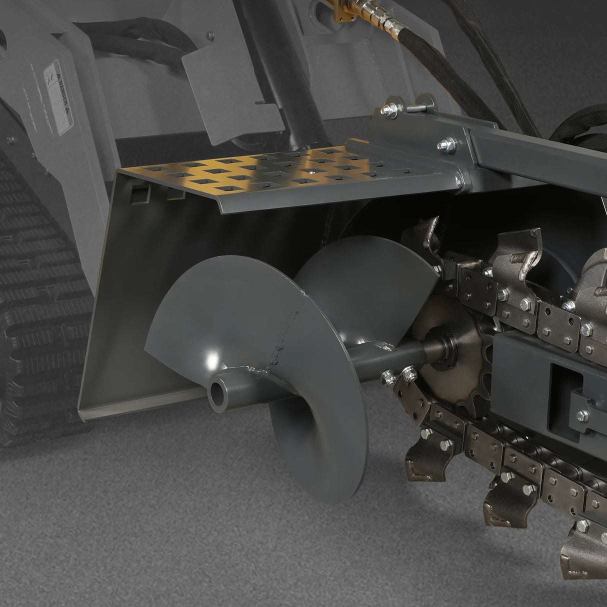 20'' Cutting Depth Mini Skid Steer Trencher