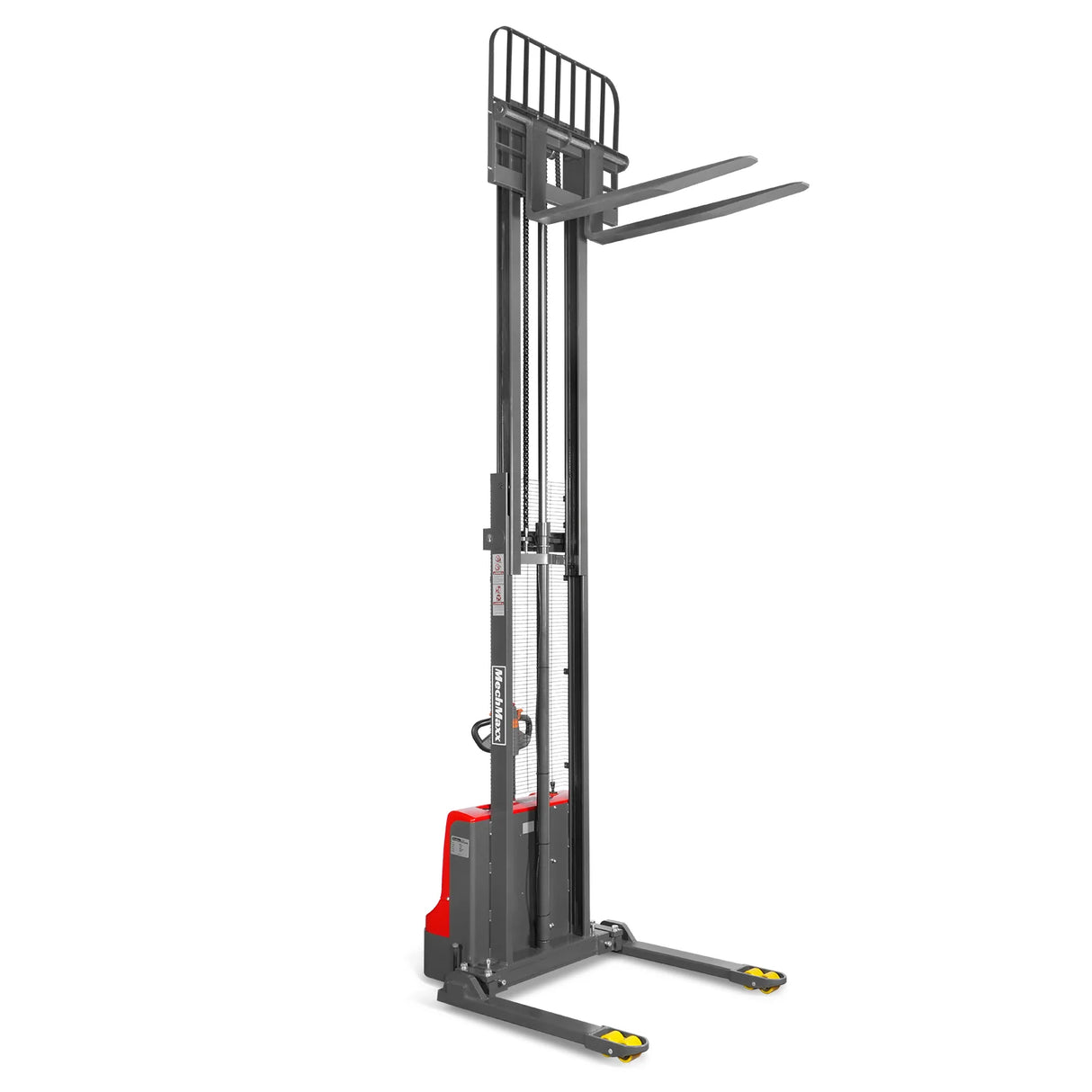 2640lbs Electric Straddle Stacker, 138" Lift, Adjustable Legs & Forks, F26-138SLA