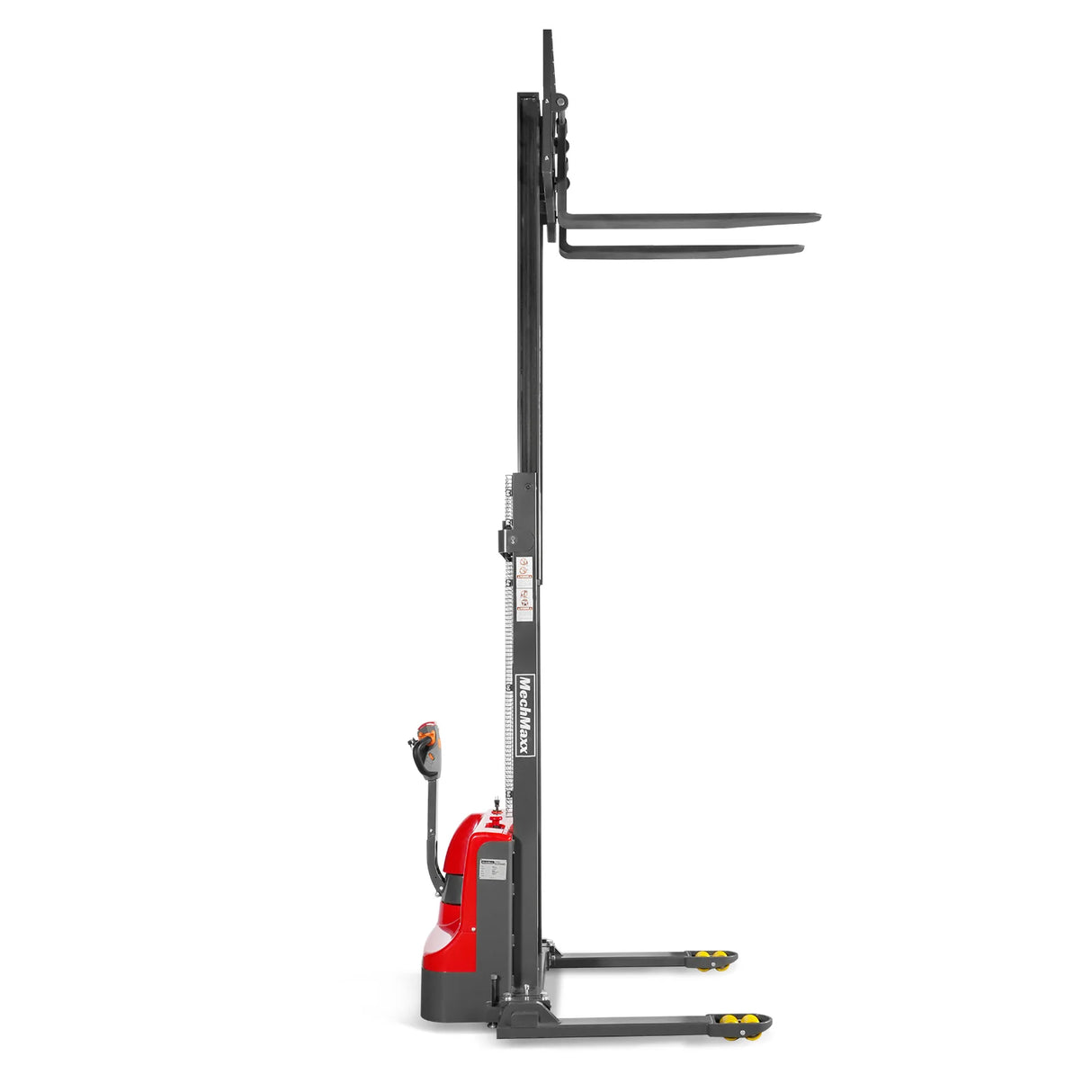 2640lbs Electric Straddle Stacker, 138" Lift, Adjustable Legs & Forks, F26-138SLA