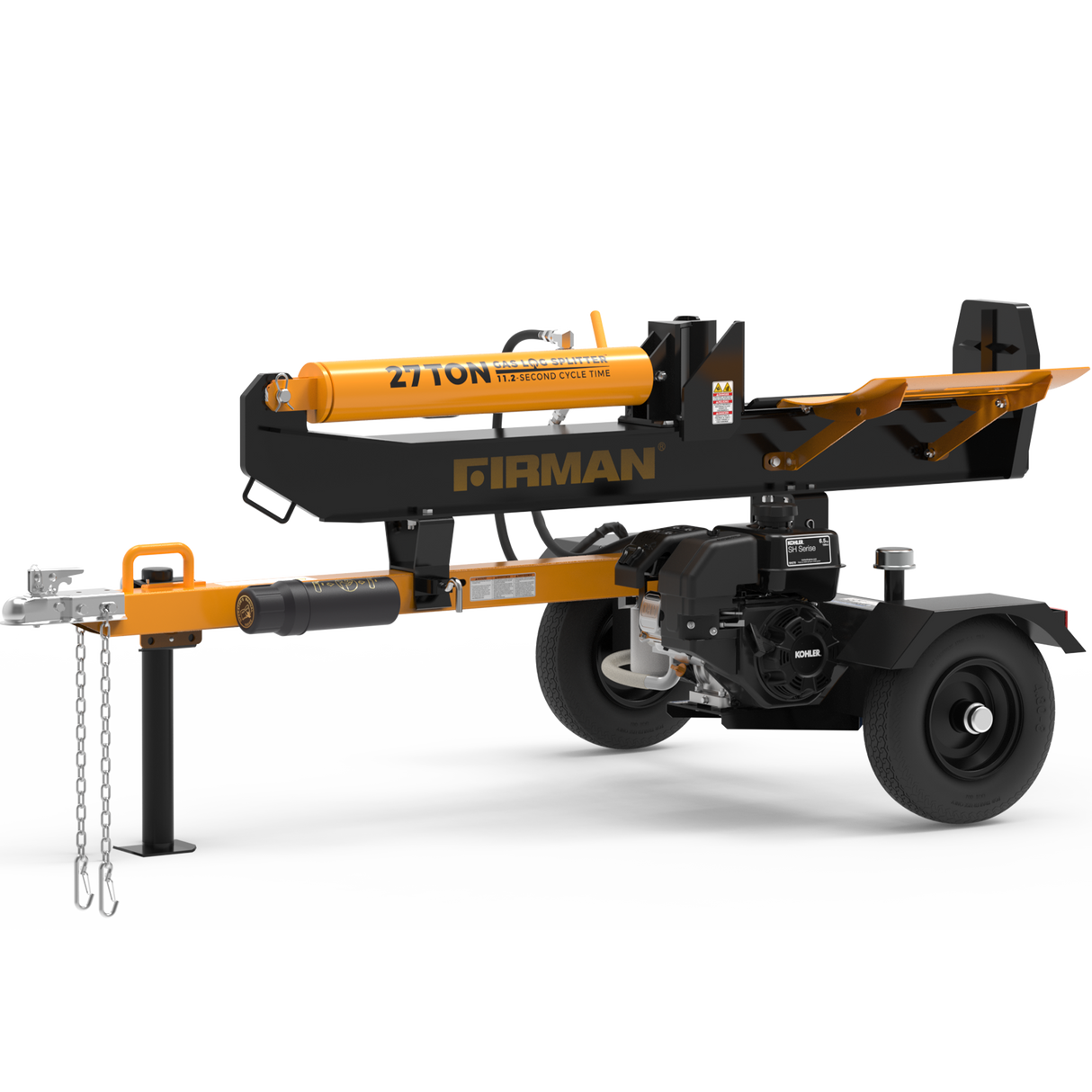 27-Ton Gas Powered Hydraulic Log Splitter