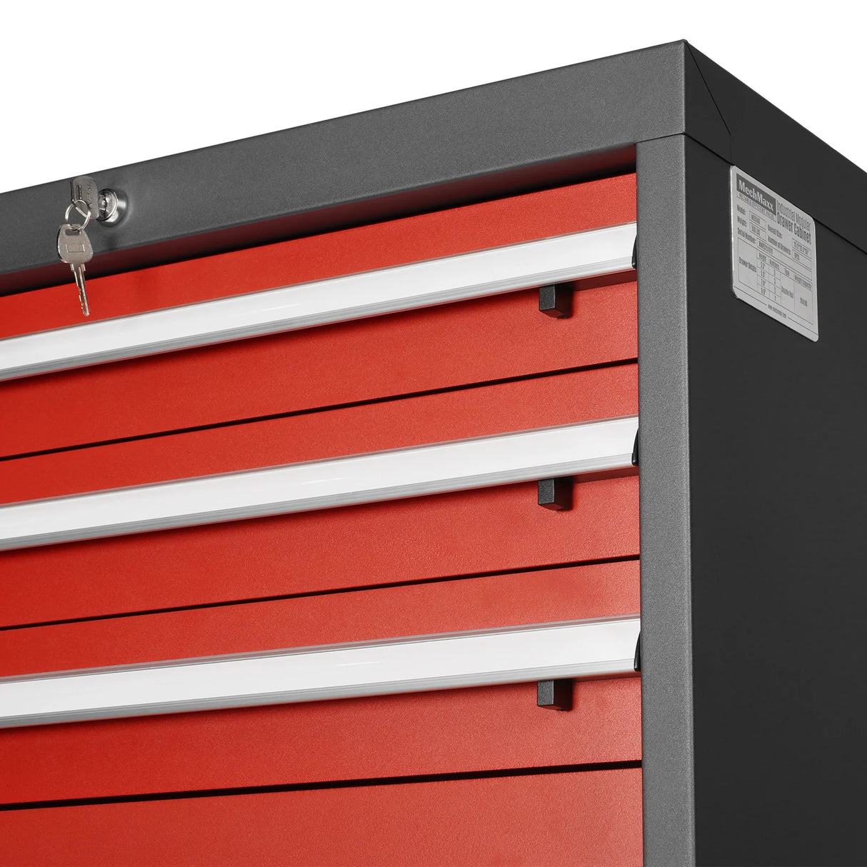 Heavy Duty Modular Drawer Cabinet - 9 Drawer, 59" H x 28.5" W x 28.5" D Tool Storage Organizer, Steel Construction