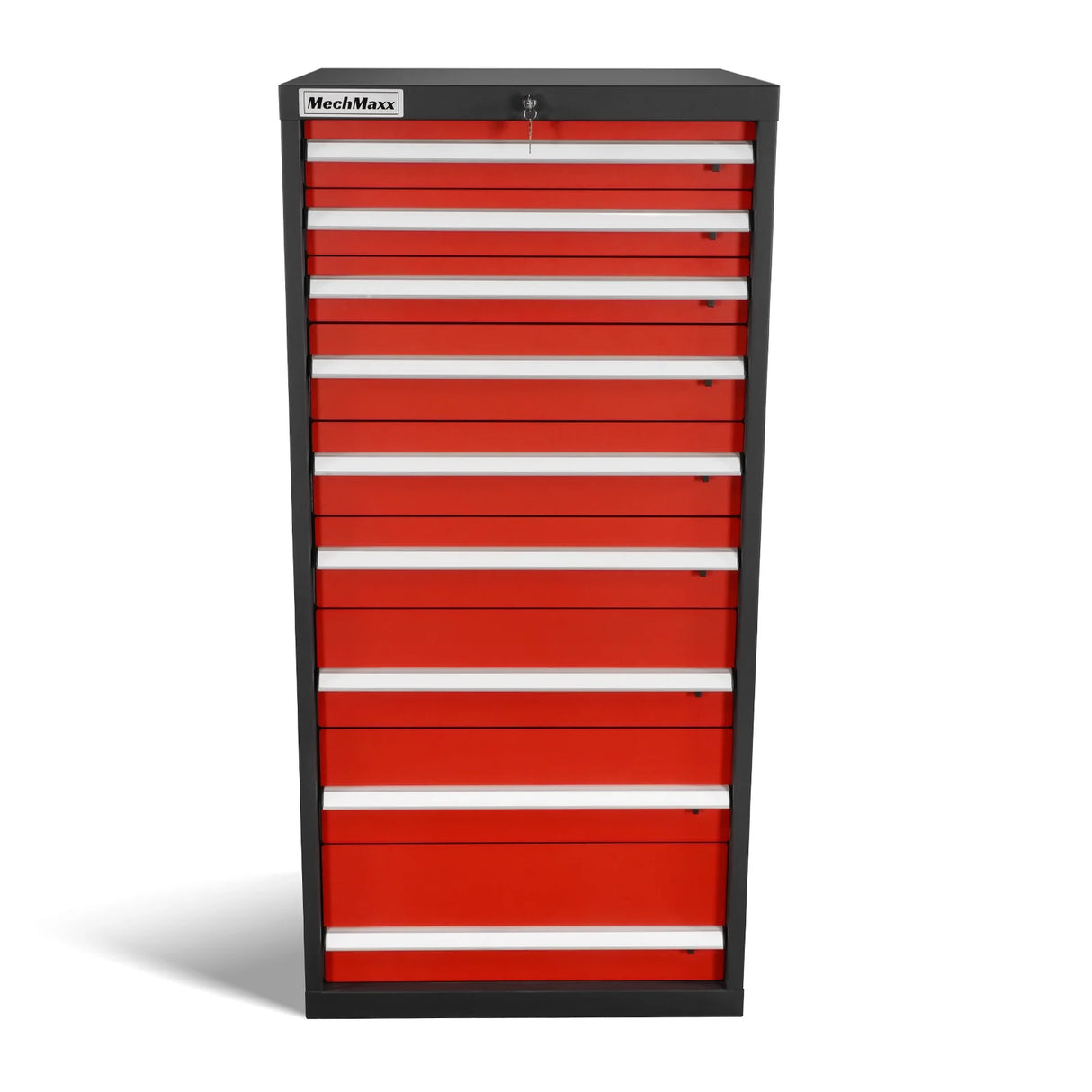 Heavy Duty Modular Drawer Cabinet - 9 Drawer, 59" H x 28.5" W x 28.5" D Tool Storage Organizer, Steel Construction