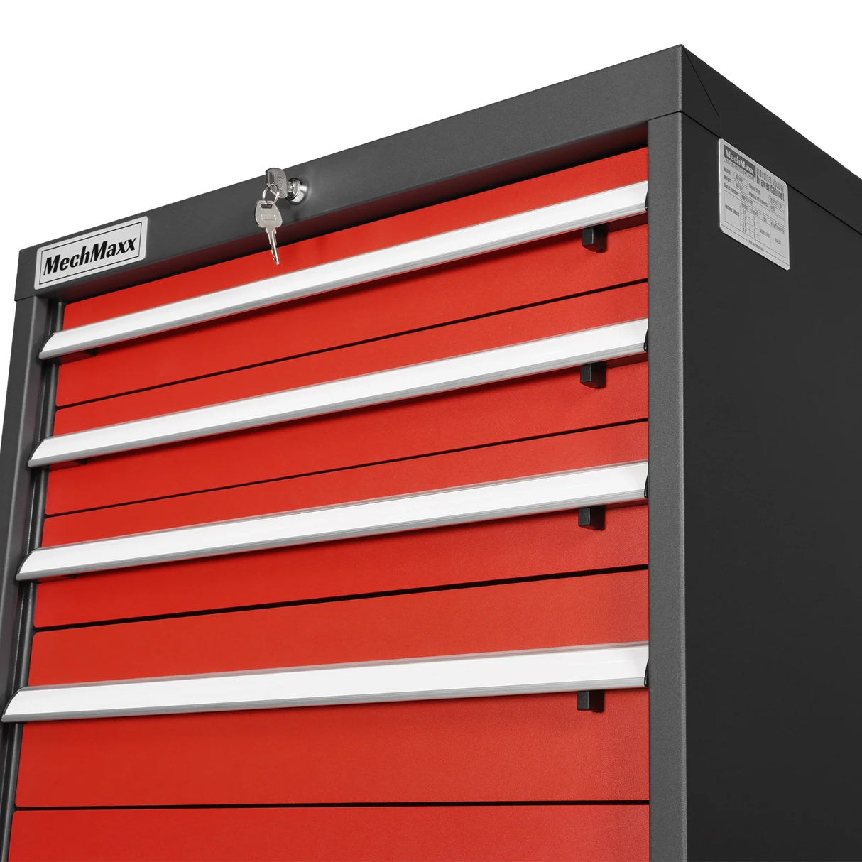 Heavy Duty Modular Drawer Cabinet - 9 Drawer, 59" H x 28.5" W x 28.5" D Tool Storage Organizer, Steel Construction