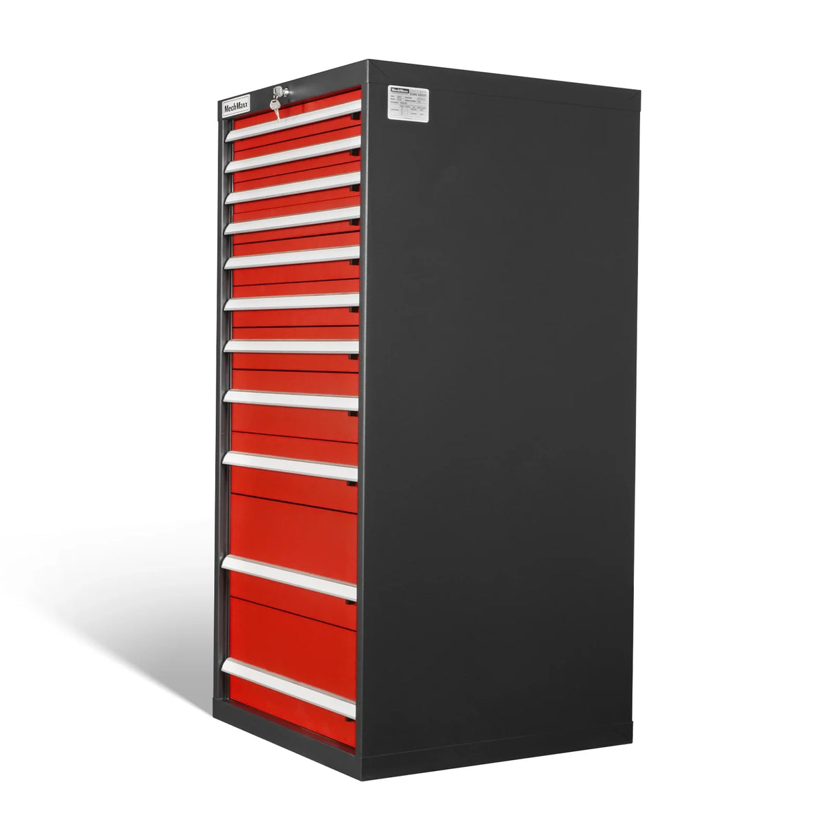 Heavy Duty Modular Drawer Cabinet - 11 Drawer, 59" H x 28.5" W x 28.5" D Tool Storage Organizer, Steel Construction