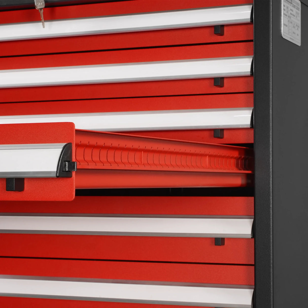 Heavy Duty Modular Drawer Cabinet - 11 Drawer, 59" H x 28.5" W x 28.5" D Tool Storage Organizer, Steel Construction