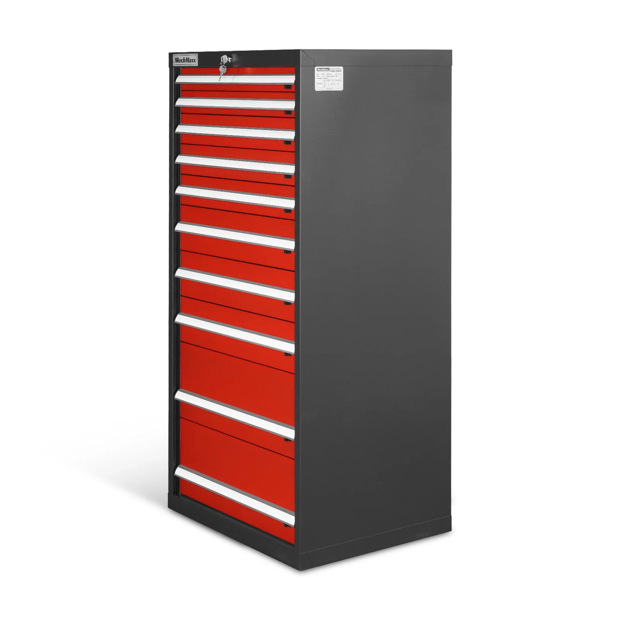 Heavy Duty Modular Drawer Cabinet - 11 Drawer 59" H x 28.5" W x 22.5" D Tool Storage Organizer, Steel Construction