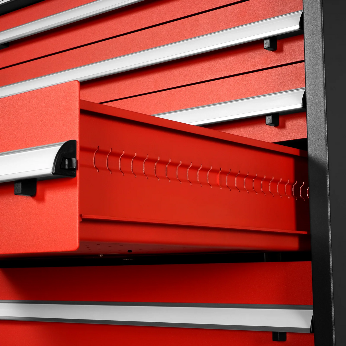 Heavy Duty Modular Drawer Cabinet - 11 Drawer 59" H x 28.5" W x 22.5" D Tool Storage Organizer, Steel Construction