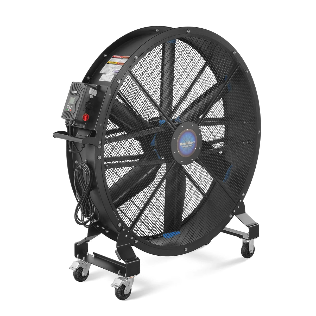 59" Portable Industrial Fan with Variable High-Efficiency PMSM Motor,Mobile High Volume Floor Fan for Warehouse,Workshop & Gym