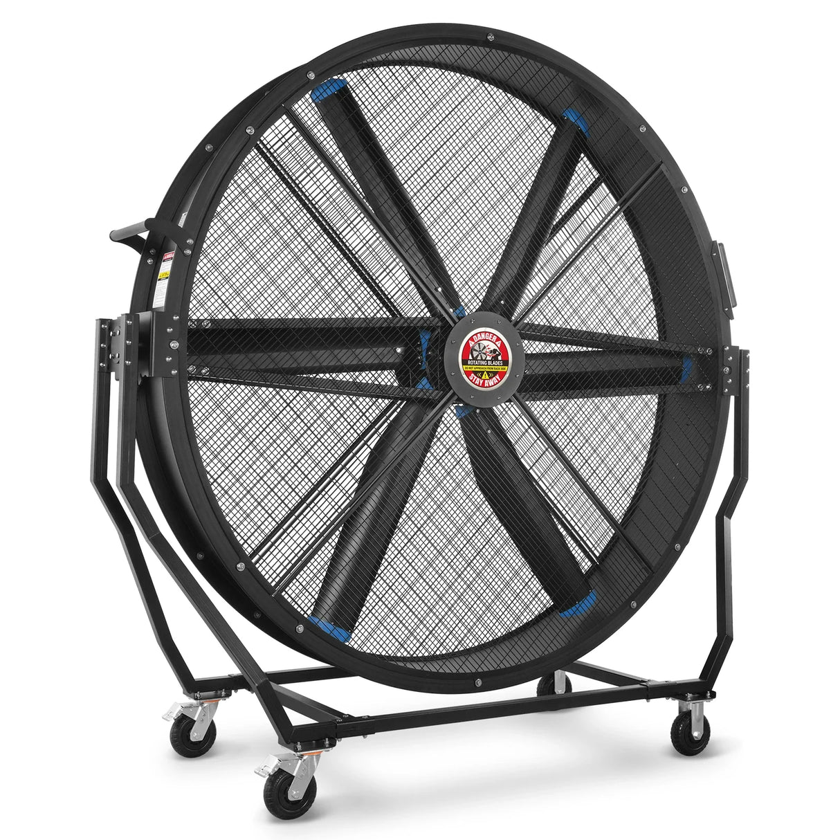 79" Portable Industrial Fan with Variable High-Efficiency PMSM Motor,Tiltable Mobile High Volume Floor Fan for Warehouse,Workshop & Gym