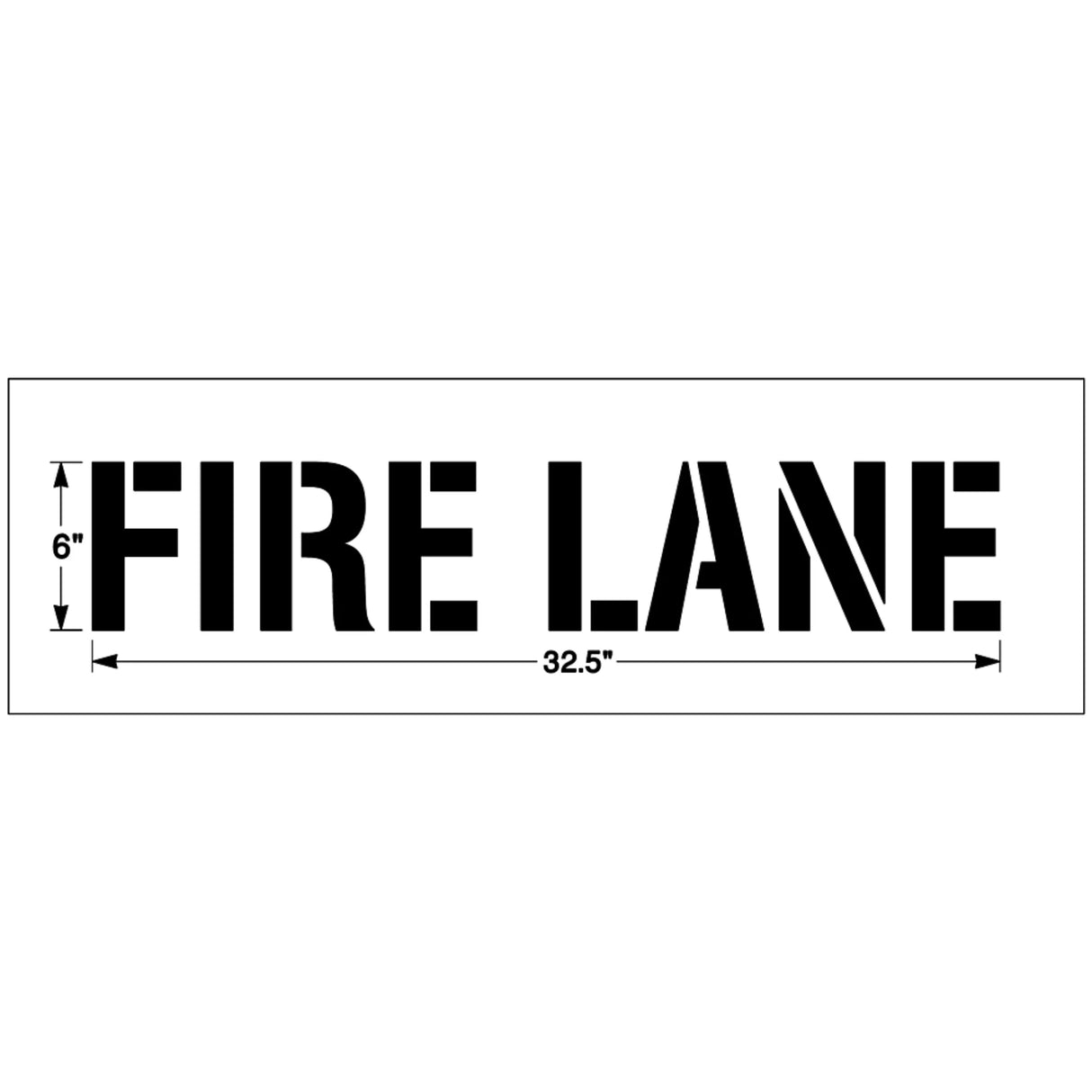 Newstripe FIRE LANE Stencil