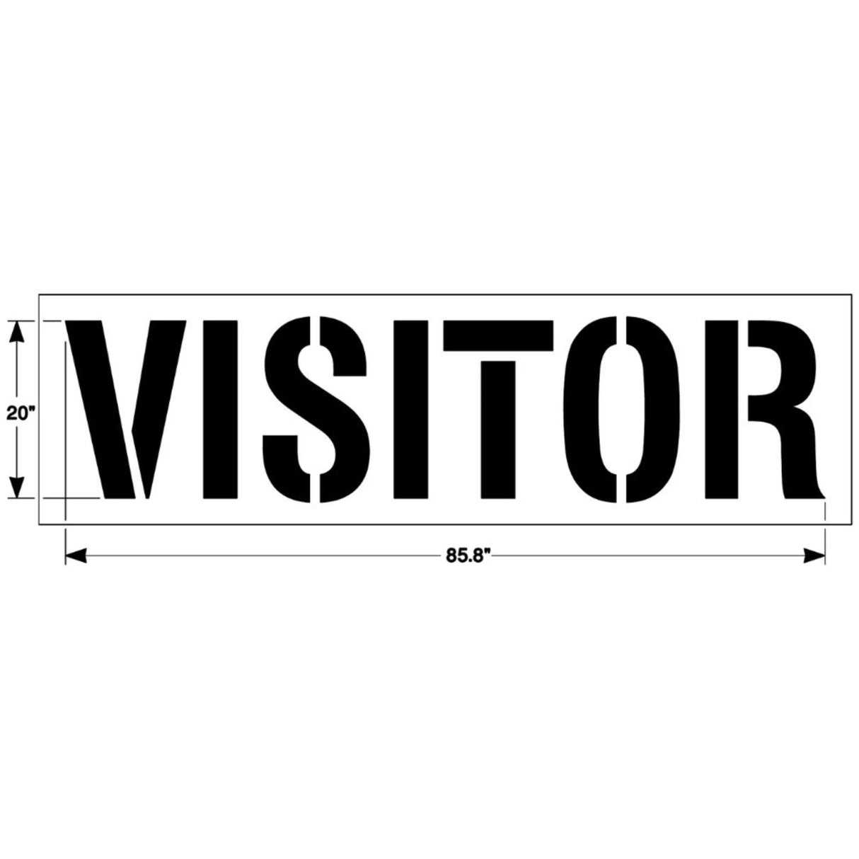 Newstripe VISITOR Stencil