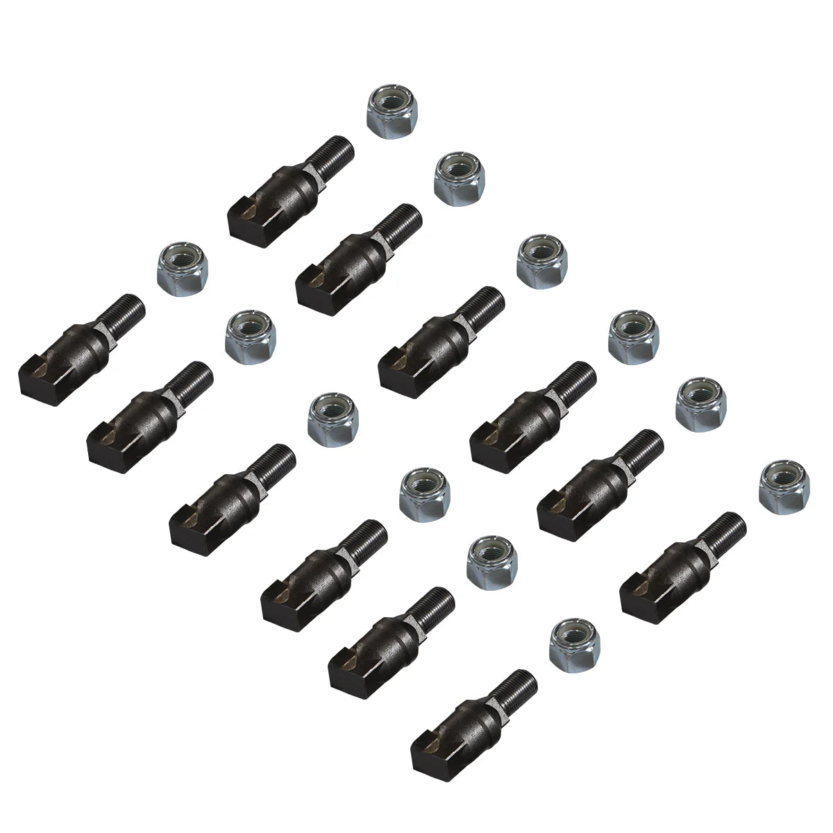 (1 Pack / 12 Pcs) Teeth and Nuts for Stump Grinder SG24; SG24PRO; SG28; SG30PRO; SG61, (SKU: 150151;150151G;150181;150181G;150182;150182G;150183;150183G;150501; 150602)