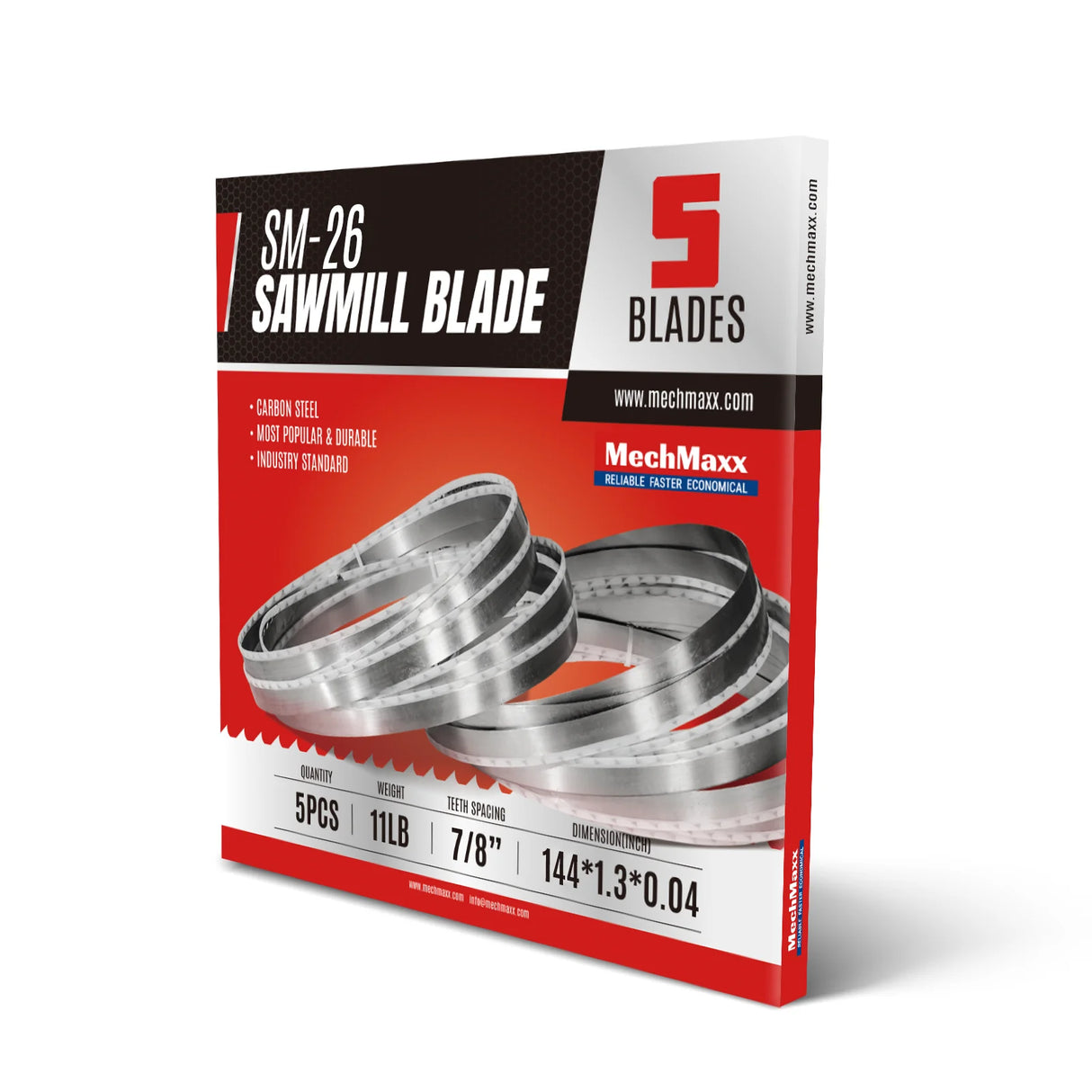 ( 1 Pack / 5 Blades ) SM-26 Sawmill Blade (SKU: 150166; 150166D6; 150166K6)