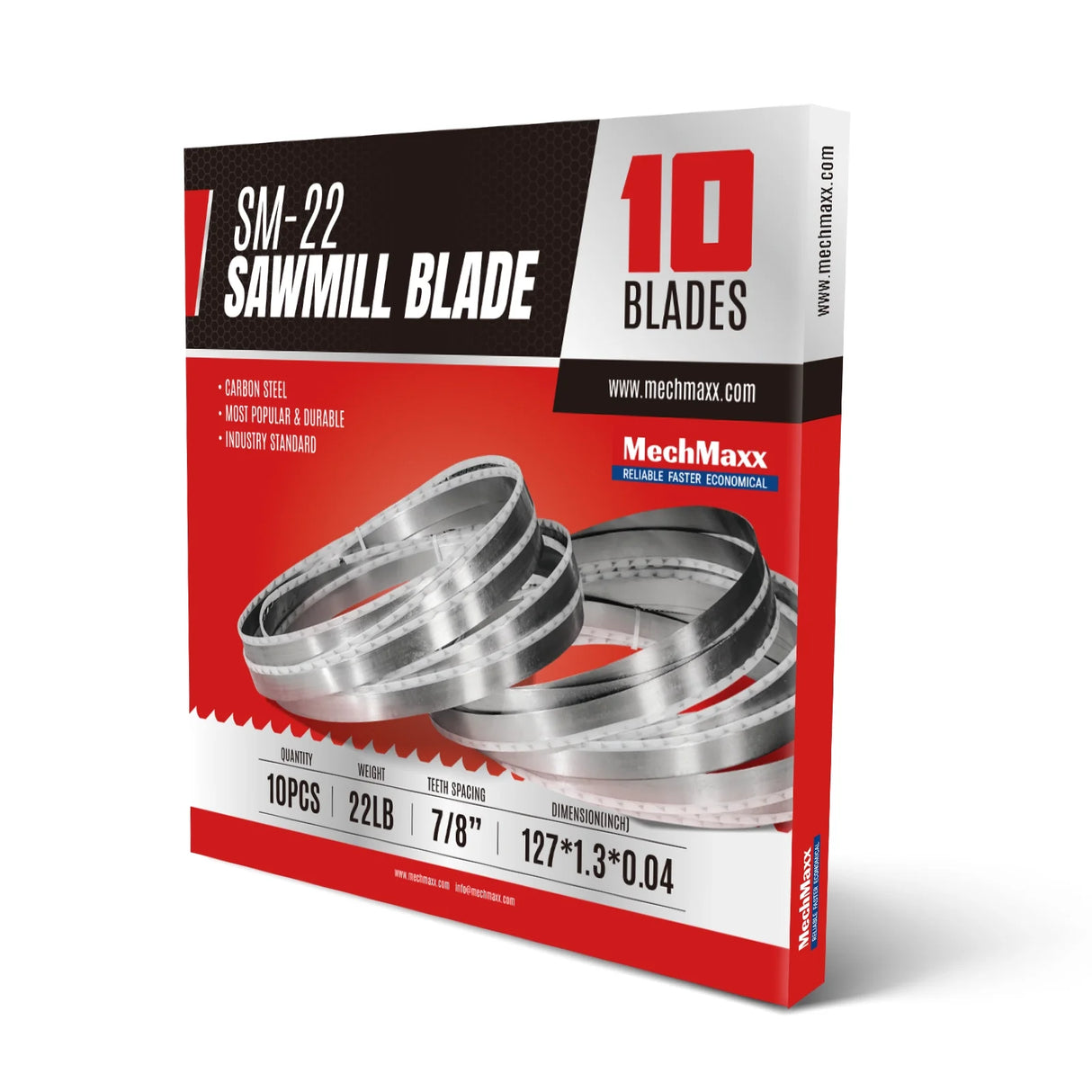 ( 1 Pack / 10 Blades ) SM-22 Sawmill Blades (SKU: 150169; 150169K4; 150320)