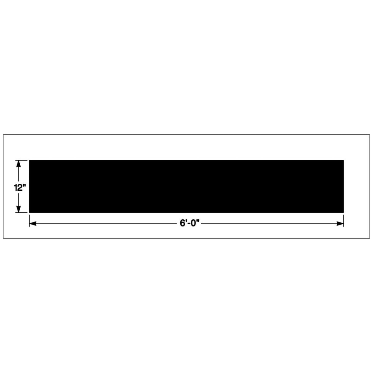 Newstripe Stop Bar Stencil