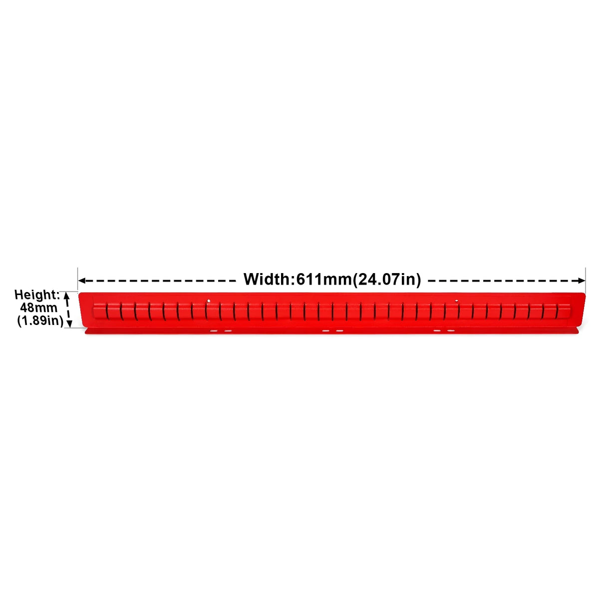 (1 Pack/6 Pcs Depth24.07"Height1.89")Extra Drawer Long Dividers For Modular Tool Cabinet