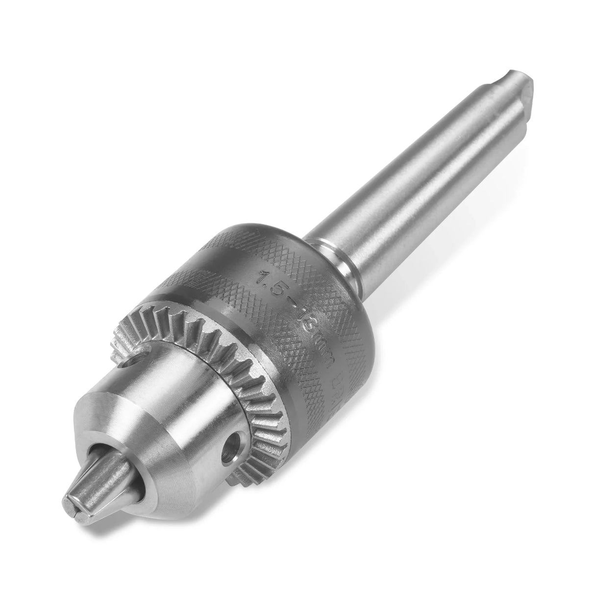Drill chuck arbor MT2-B16, with Drilling head 1,5 - 13 mm, B16 for SKU: 500003 | Model: 0831V SKU: 500004 | Model: 0831VD SKU: 500005 | Model: 1030V SKU: 500006 | Model: 1030VD