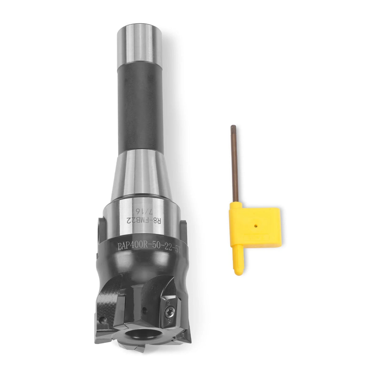 Face Cutting 400R-50-22-5T with blades+R8-FMB22 for SKU: 500200 | Model: VM18L SKU: 500201 | Model: VM18LD