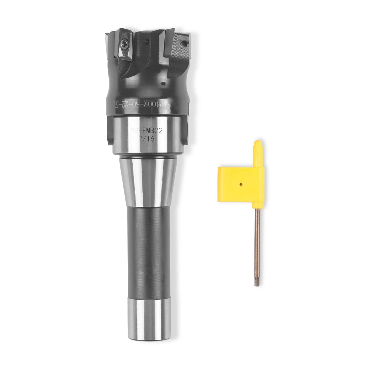 Face Cutting 400R-50-22-5T with blades+R8-FMB22 for SKU: 500200 | Model: VM18L SKU: 500201 | Model: VM18LD