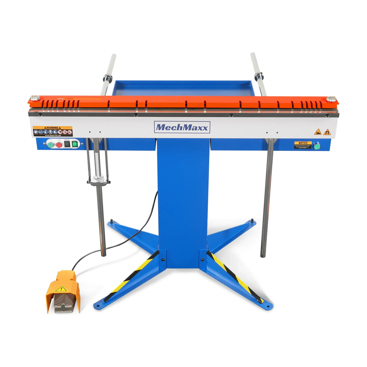 MechMaxx 48'' Industrial Magnetic Pan and BOX Heavy Duty Sheet Metal Brake 20 Gauge Capacity Shear Press Brake, MSMB1250E