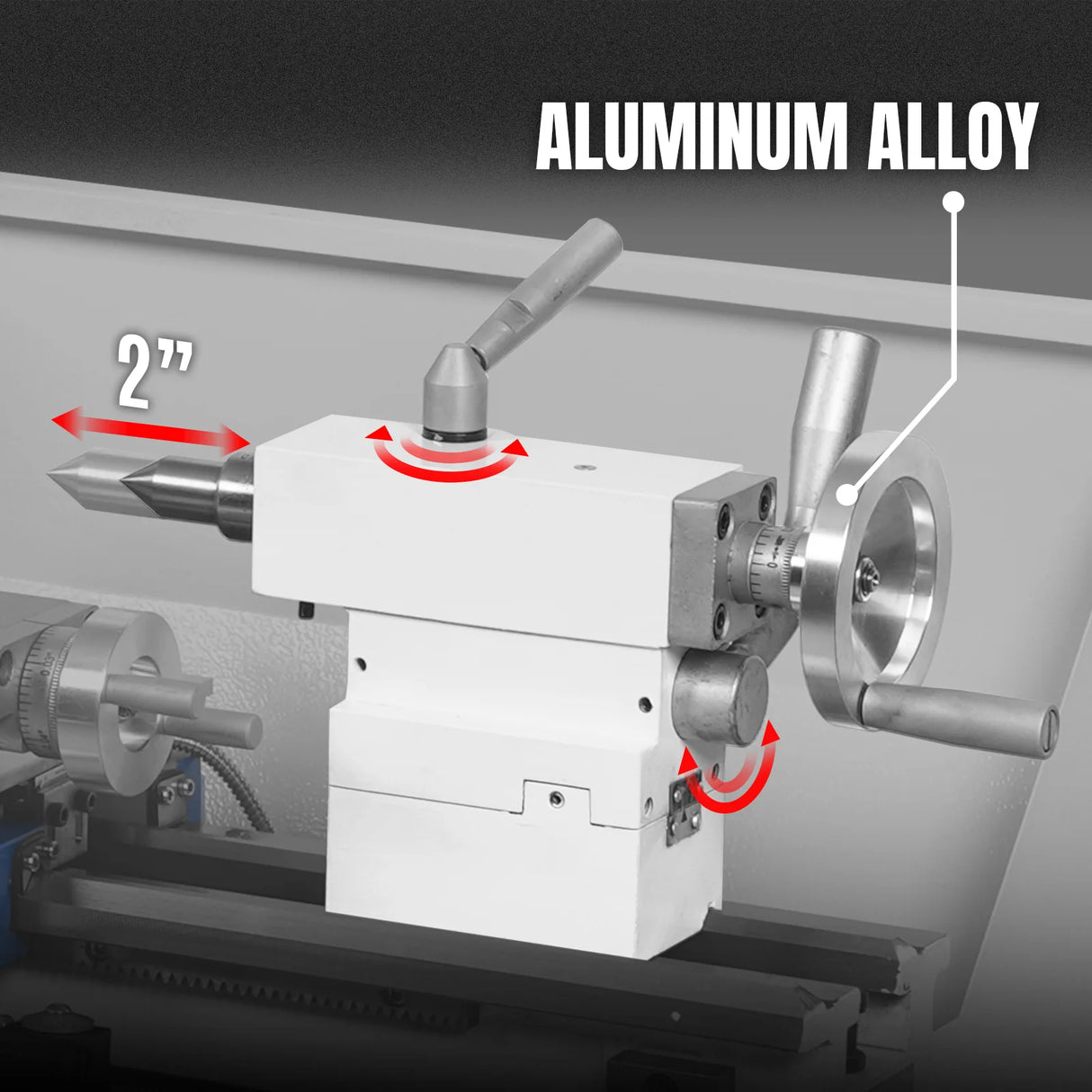 MechMaxx 1.5‘’ Spindle Bore Metal Lathe Machine 8'' x 16'' High Precision Brushless Motor Mini 1.5HP Benchtop 0-2500 RPM Variable Speed Metal Working Machine 1.5‘’ Spindle Bore Small Lathe without Stand 0831V