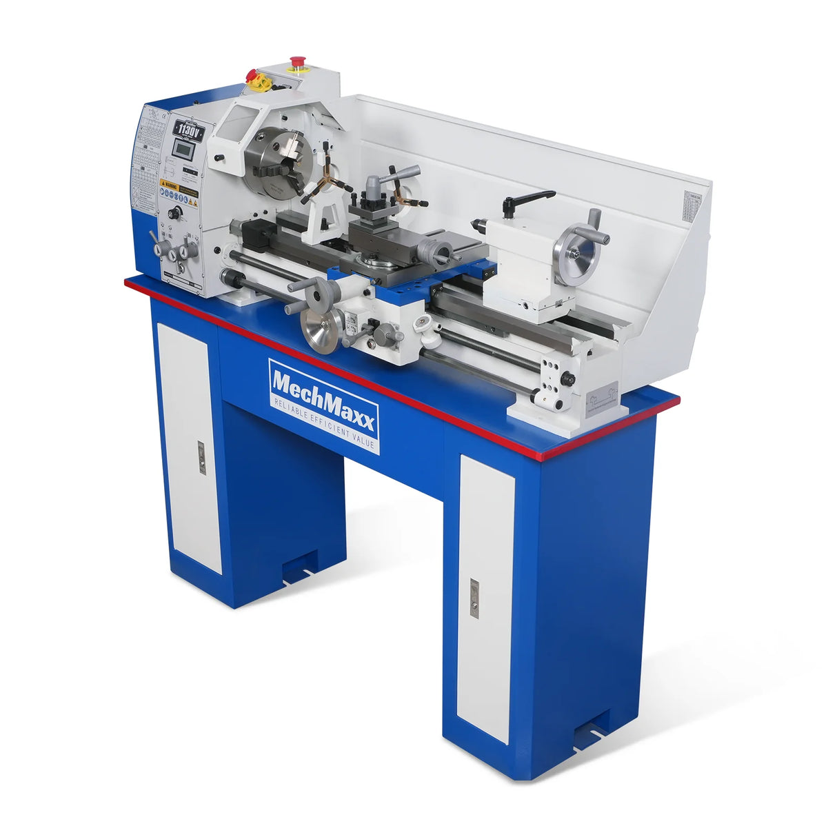 MechMaxx Metal Lathe Machine 11'' x 30'' High Precision Benchtop Brushless Motor 0-2000 RPM Variable Speed Metal Working Machine 2HP Small Lathe without Stand 1130V