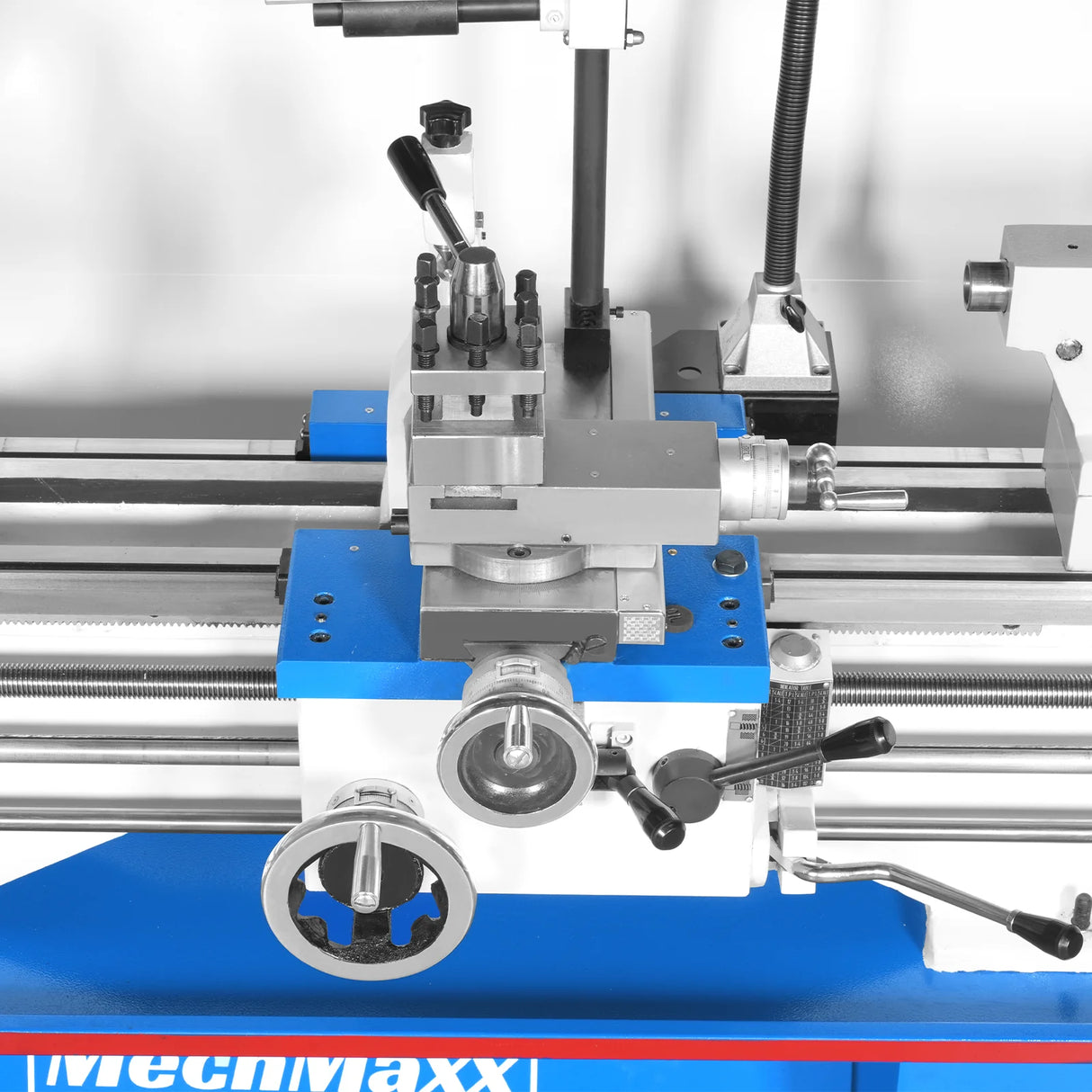 MechMaxx Full Norton Gear Box 13" x 37" Industrial Heavy Duty Bench Metal Lathe 1.5HP/1100W Metal Working Lathe High Precision 64-1500 RPM Variable Speed 1337GN