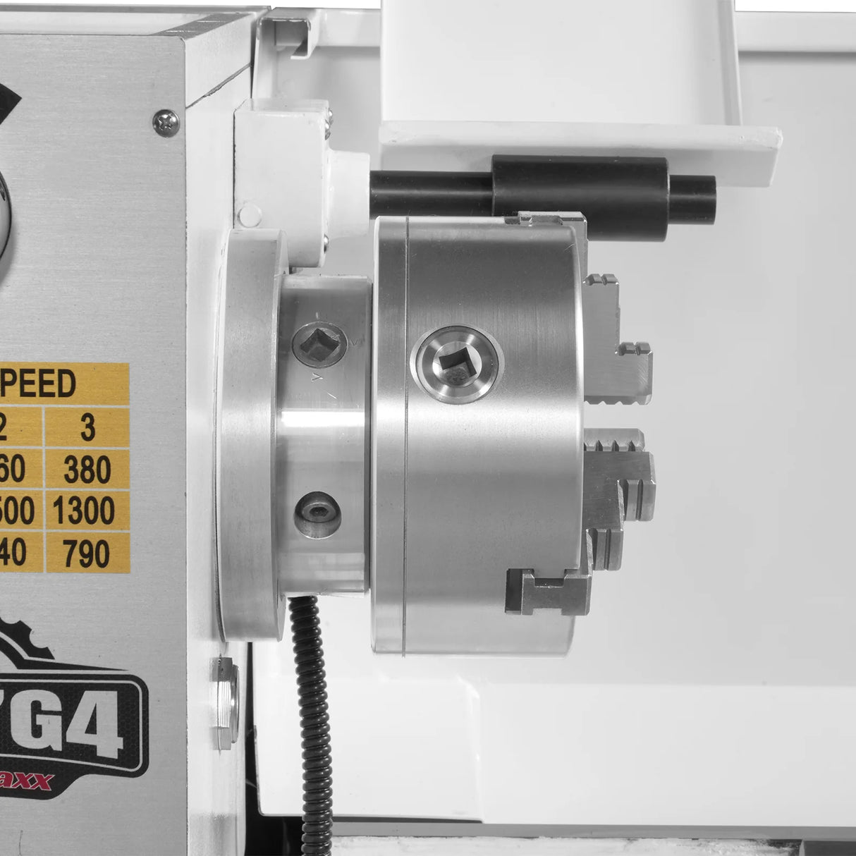 MechMaxx 13" x 37" Industrial Heavy Duty Bench Metal Lathe 1.5HP/1100W Metal Working Lathe High Precision 64-1500 RPM Variable Speed with Four-axis sliding system 1337G4