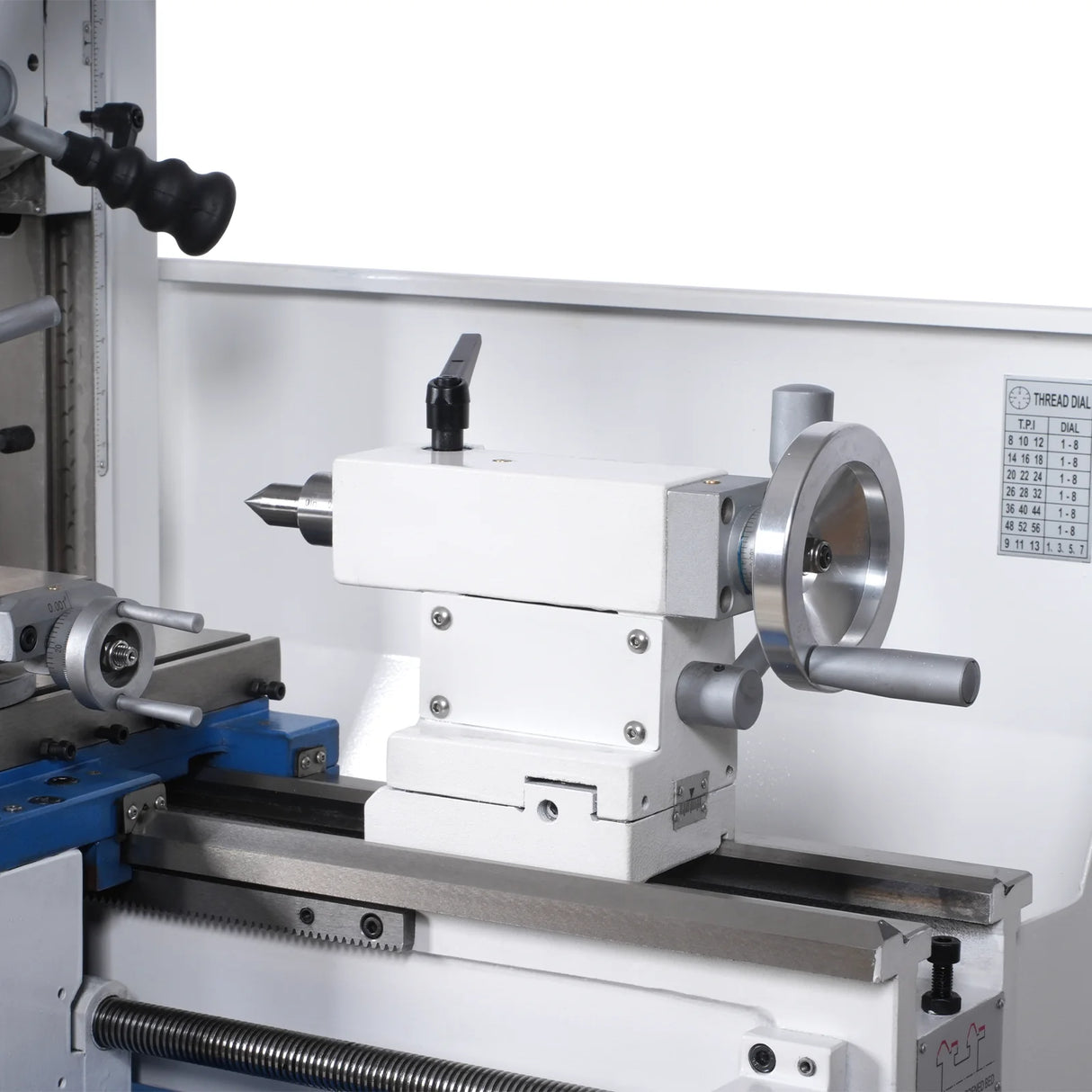 MechMaxx 1.5 HP 10'' x 30'' Combination Lathe Milling Drilling Machine, 1.5'' Spindle Bore, 0-2000 RPM Variable Speed, High Precision Benchtop Lathe for Metalworking – Without Stand 1030VC