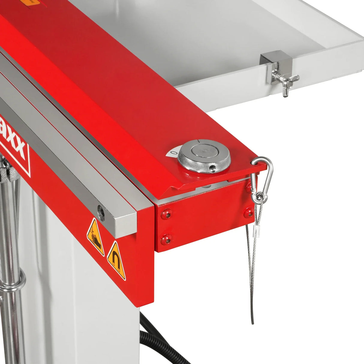 MechMaxx 24'' Industrial Magnetic Pan and BOX Heavy Duty Sheet Metal Brake 20 Gauge Capacity Shear Press Brake, MSMB650E-R