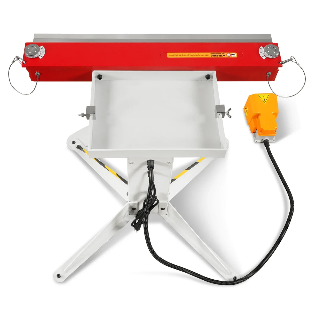 MechMaxx 24'' Industrial Magnetic Pan and BOX Heavy Duty Sheet Metal Brake 20 Gauge Capacity Shear Press Brake, MSMB650E-R