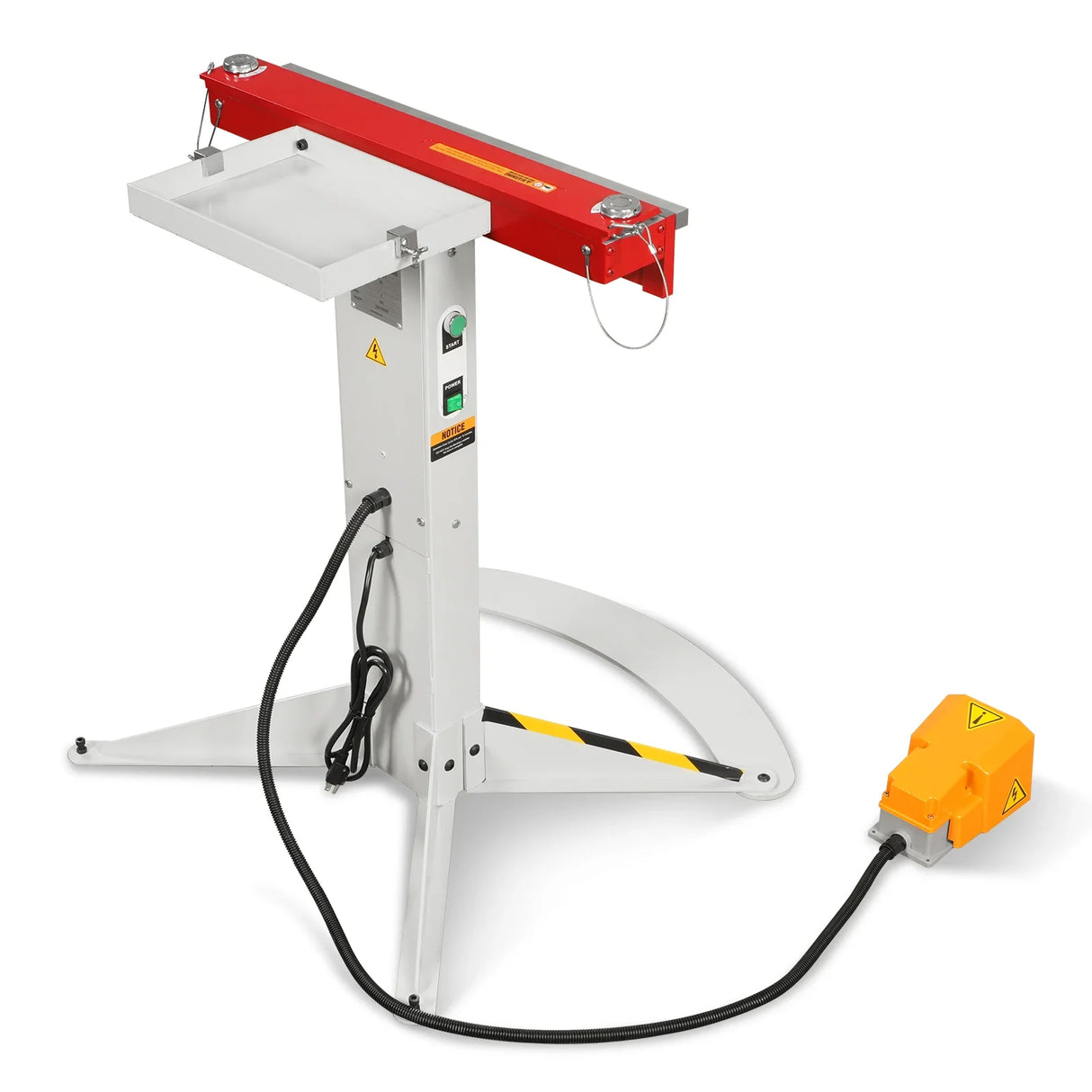 MechMaxx 24'' Industrial Magnetic Pan and BOX Heavy Duty Sheet Metal Brake 20 Gauge Capacity Shear Press Brake, MSMB650E-R