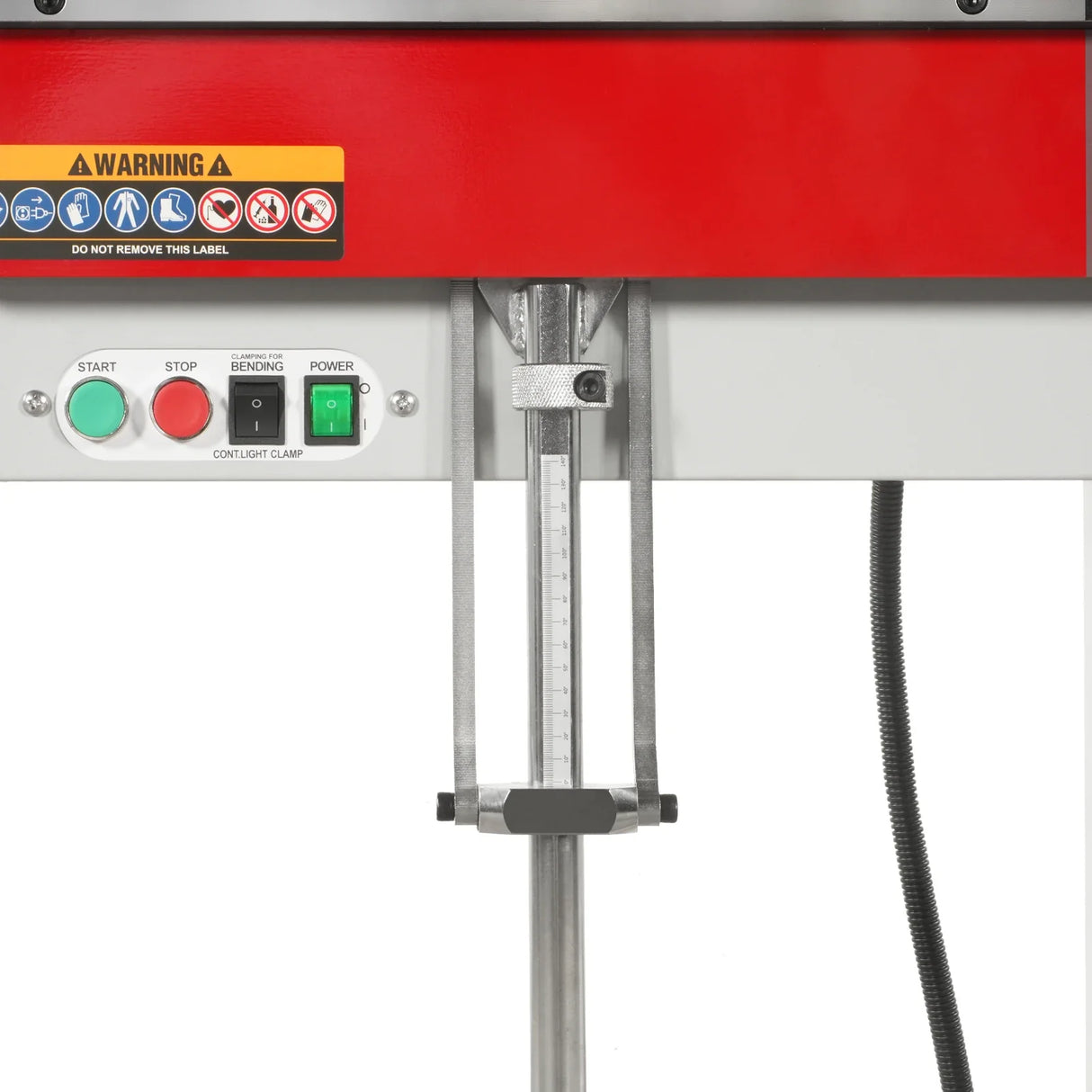 MechMaxx 48'' Industrial Magnetic Pan and BOX Heavy Duty Sheet Metal Brake 20 Gauge Capacity Shear Press Brake, MSMB1250E-R