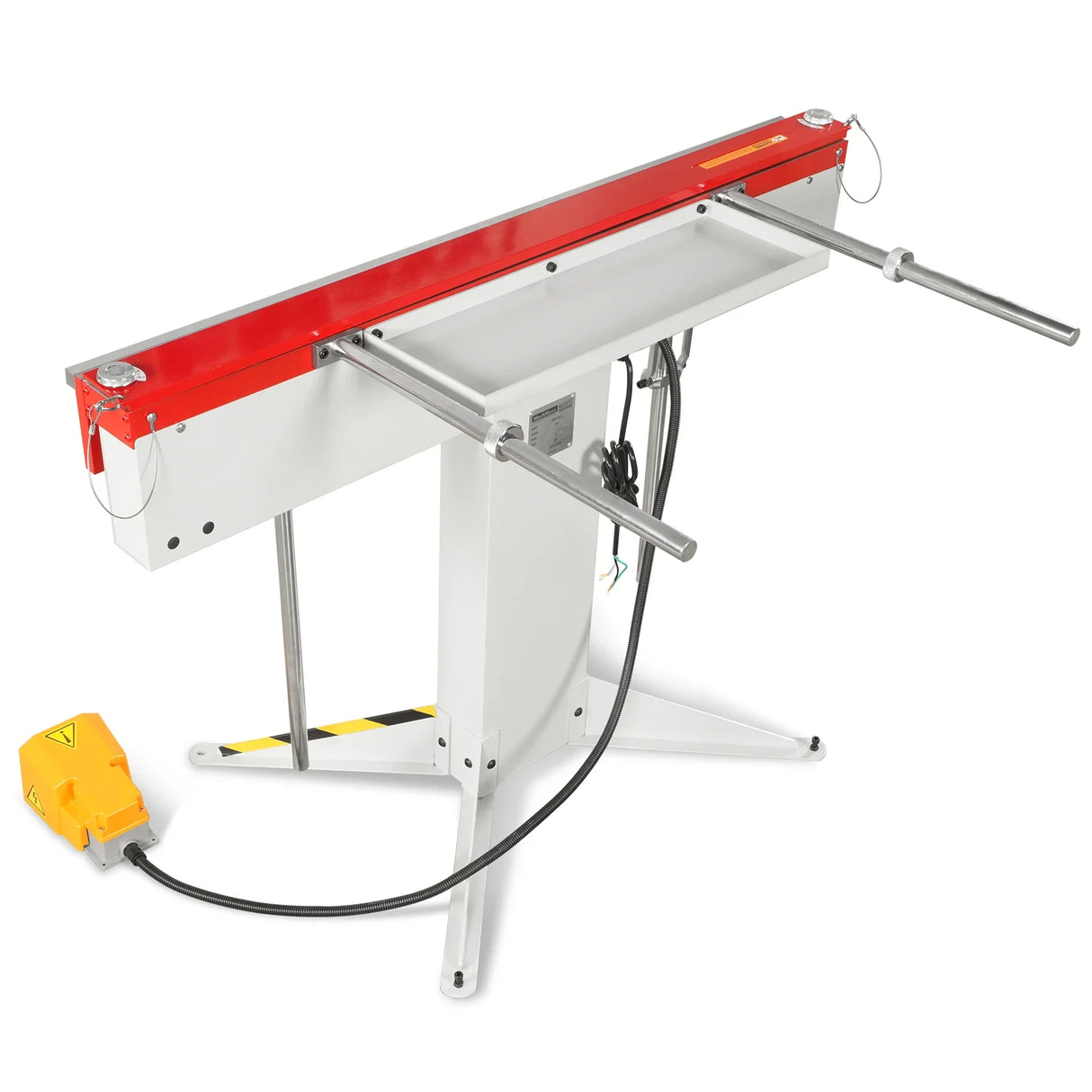 MechMaxx 48'' Industrial Magnetic Pan and BOX Heavy Duty Sheet Metal Brake 20 Gauge Capacity Shear Press Brake, MSMB1250E-R