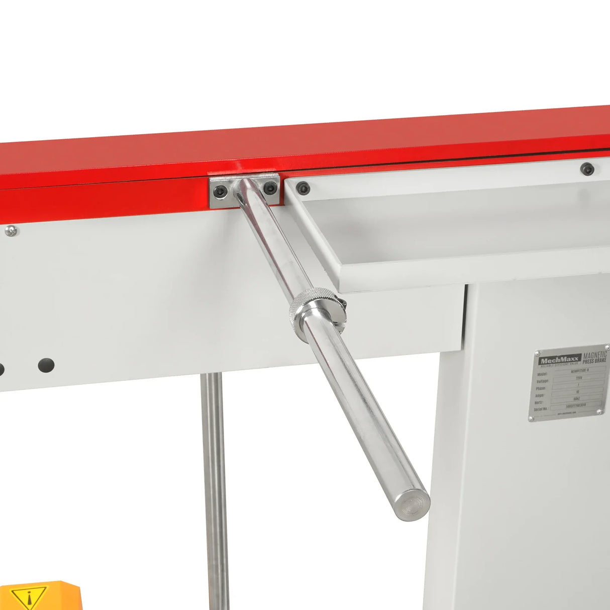 MechMaxx 48'' Industrial Magnetic Pan and BOX Heavy Duty Sheet Metal Brake 20 Gauge Capacity Shear Press Brake, MSMB1250E-R